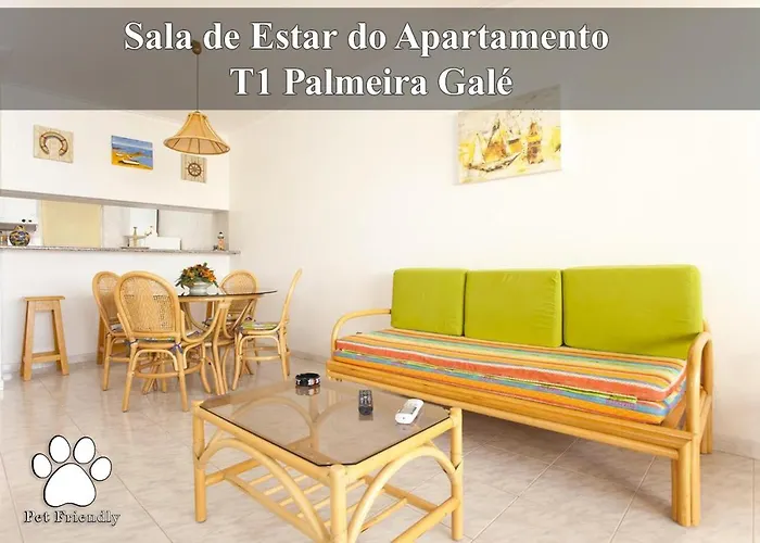 O A Ramos Palmeira Gale Esta Inserido Num Com Piscina, Fica Apenas A 250 Metros Da Da Gale - Com Ar Condicionado Na Sala, Smart Tv Com Prime Video E Cozinha Completa 아파트 알부페이라