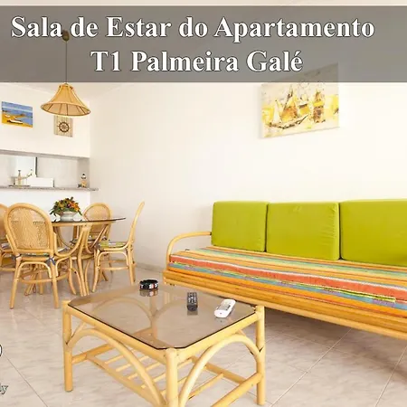 O A Ramos Palmeira Gale Esta Inserido Num Com Piscina, Fica Apenas A 250 Metros Da Da Gale - Com Ar Condicionado Na Sala, Smart Tv Com Prime Video E Cozinha Completa Apartment Albufeira